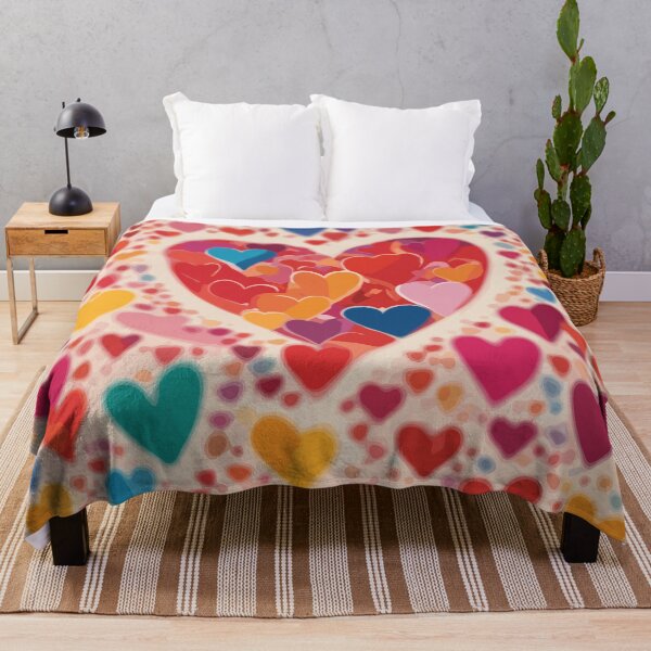 Item preview, Colorful hearts design designed and sold by Knowvhere.