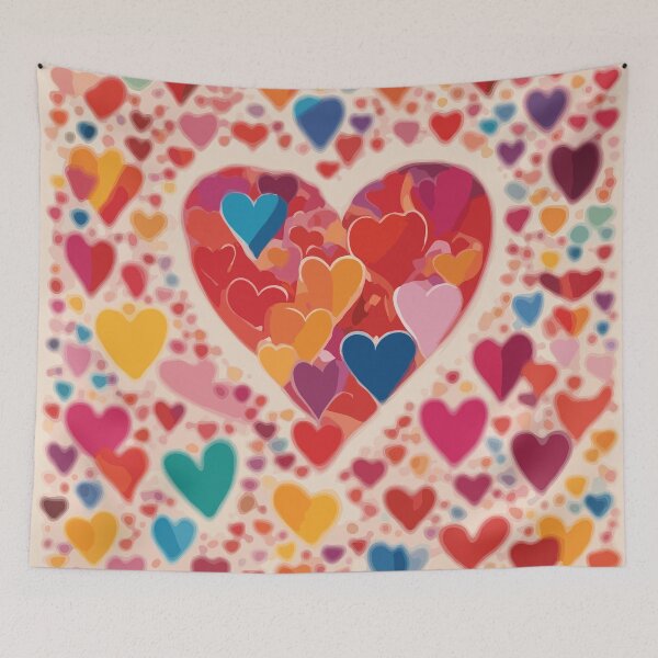 Item preview, Colorful hearts design  designed and sold by Knowvhere.