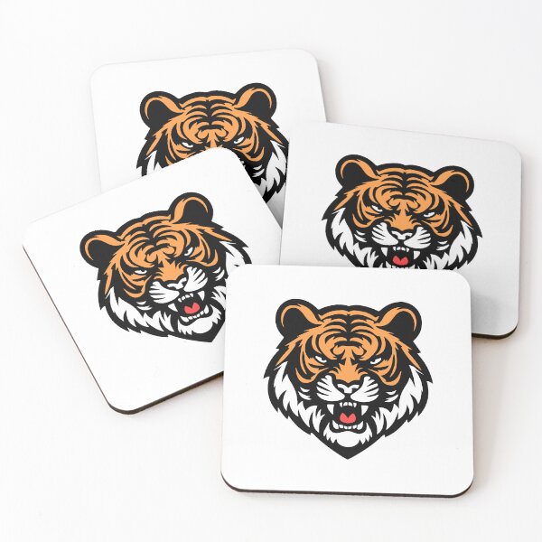 Item preview, Tiger Face Sticker designed and sold by hsstudio2025.