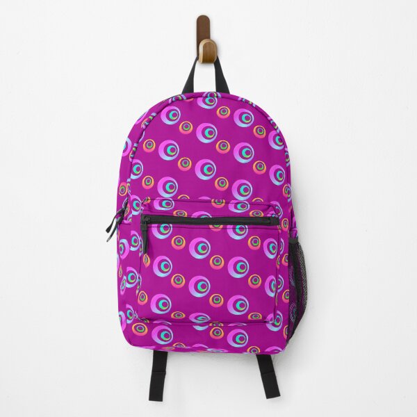 Item preview, Magenta purple geometric bright pattern | Vibrant eccentric style circles  designed and sold by lausn.
