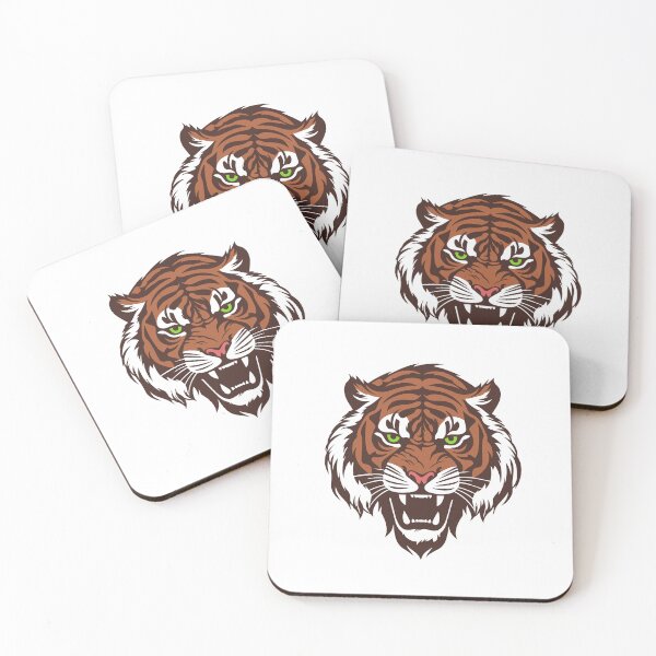 Item preview, Tiger Face Sticker designed and sold by hsstudio2025.