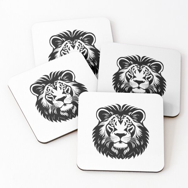 Item preview, Tiger Face Sticker designed and sold by hsstudio2025.