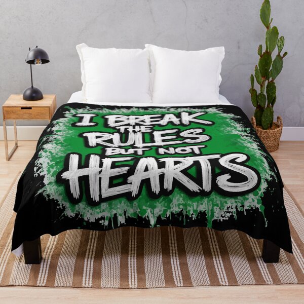 Item preview, I break rules but not hearts designed and sold by UrbanChillz.