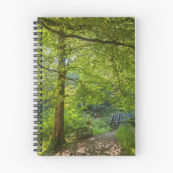 Item preview, Serene Forest Path with Wooden Stepped Bridge designed and sold by David Patterson.