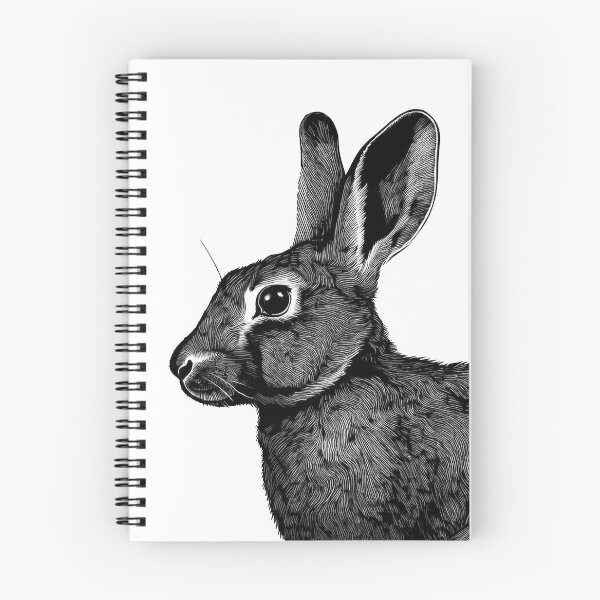 Item preview, Black & White Rabbit Portrait designed and sold by Adam Regester.