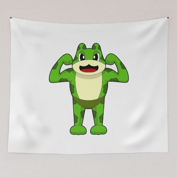 Item preview, Frog Bodybuilder Bodybuilding designed and sold by Snabdesign84.
