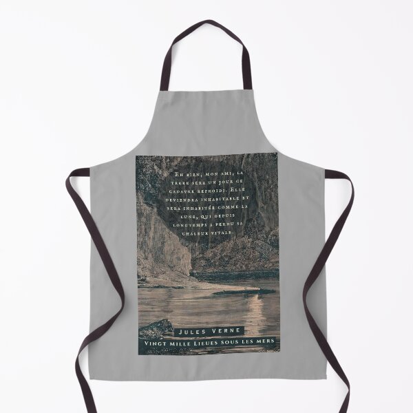 Item preview, Citation de Jules Verne: Eh bien, mon ami, la terre sera un jour ce cadavre refroidi. Elle deviendra inhabitable et sera inhabitée comme la lune, designed and sold by artbleed.