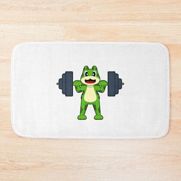 Item preview, Frog Bodybuilder Dumbbell Bodybuilding designed and sold by Snabdesign84.