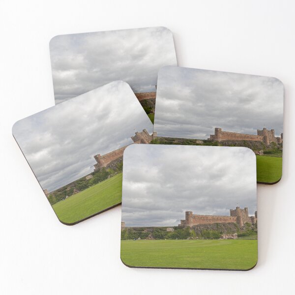 Item preview, Majestic Bamburgh Castle Under a Cloudy Sky designed and sold by David Patterson.