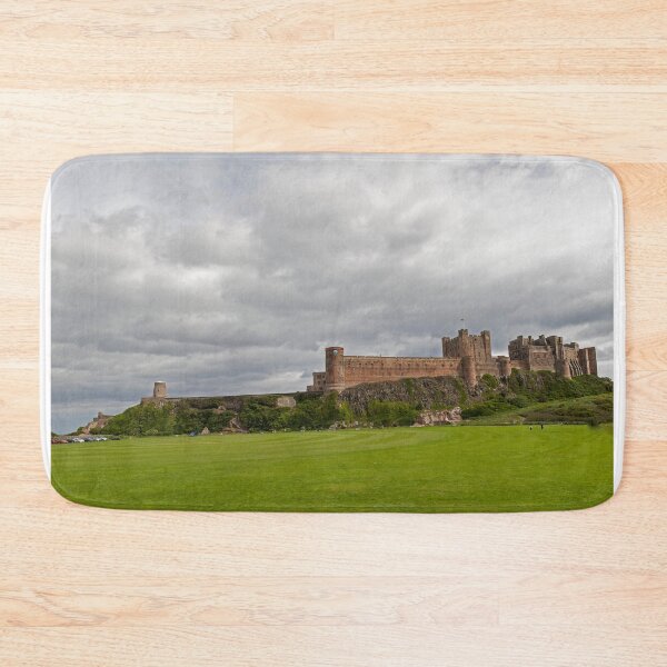 Item preview, Majestic Bamburgh Castle Under a Cloudy Sky designed and sold by David Patterson.