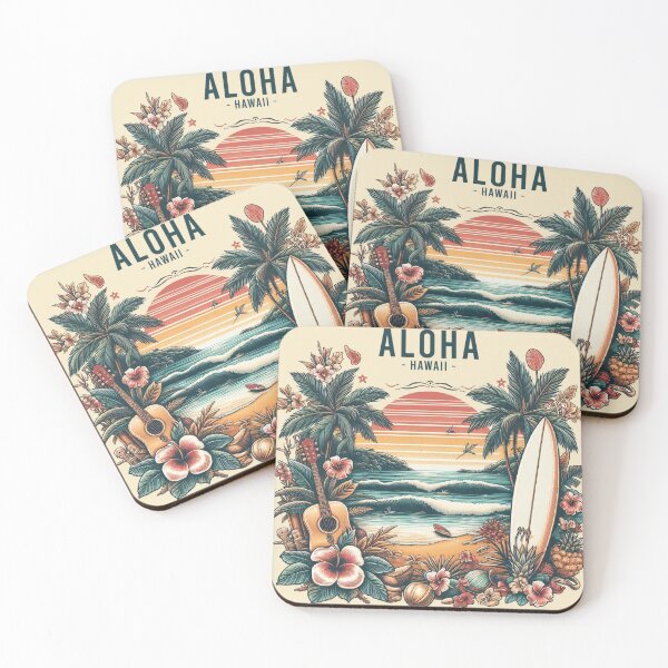 Item preview, Hawaii Vintage Beach Vibes designed and sold by Aredbox.