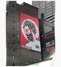 Times square New York Mo Salah Poster