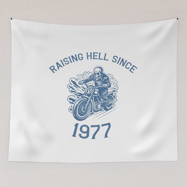 Item preview, Raising Hell since 1977 designed and sold by LegendaryDesigns.
