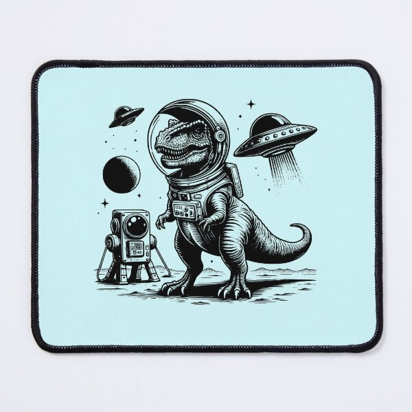 Item preview, Dino Astronomer, Dinosaurs in Astronomer suite, Funny Shirts for Men and Women designed and sold by DekoDesignsHub.