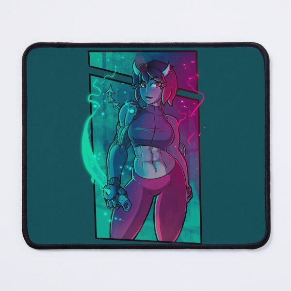 Item preview, Cyberpunk Demon Girl designed and sold by GoblinCommander.