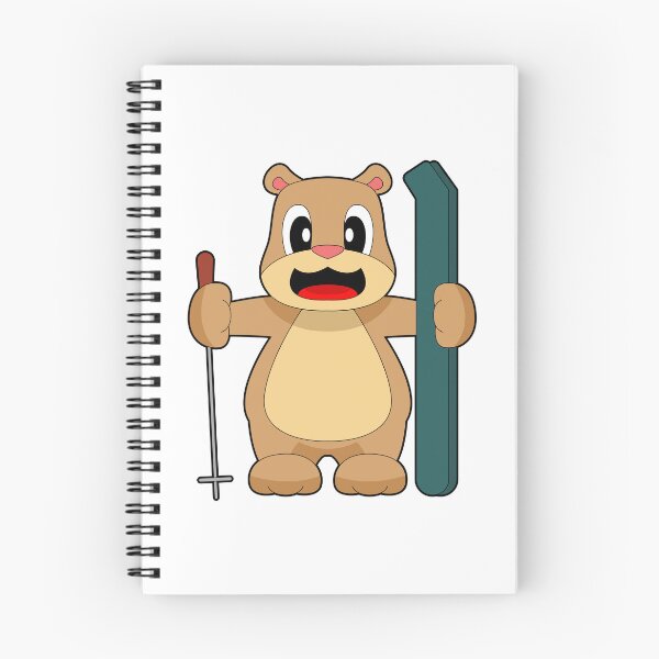 Item preview, Bear Ski Skier Ski poles designed and sold by Snabdesign84.