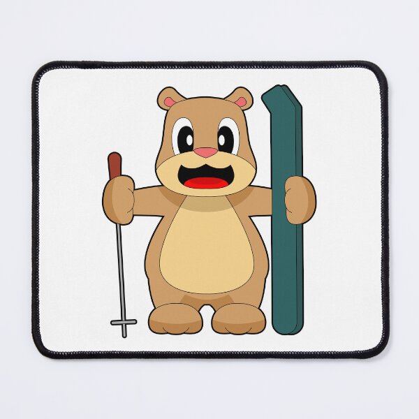 Item preview, Bear Ski Skier Ski poles designed and sold by Snabdesign84.