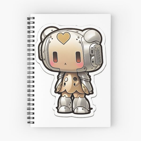 Item preview, Kawaii female robot designed and sold by vansausart.