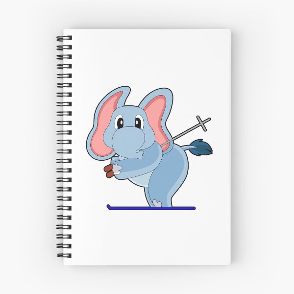 Item preview, Elephant Ski Skier Ski poles designed and sold by Snabdesign84.