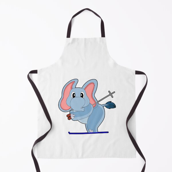 Item preview, Elephant Ski Skier Ski poles designed and sold by Snabdesign84.
