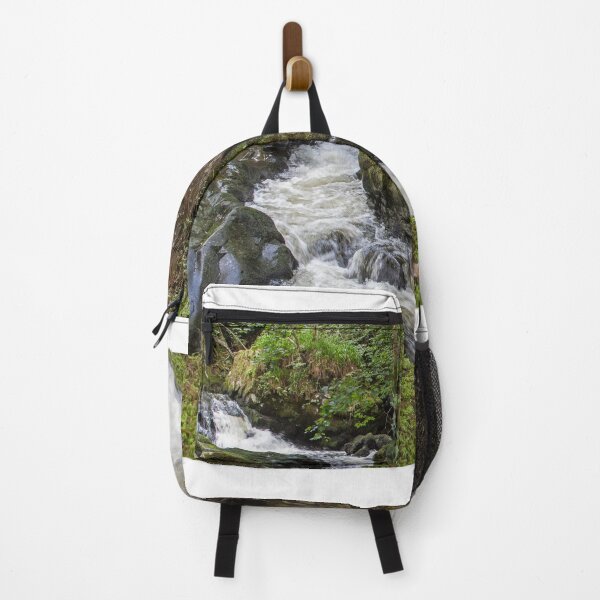 Item preview, Serene Forest Waterfall Cascading Over Mossy Rocks designed and sold by David Patterson.