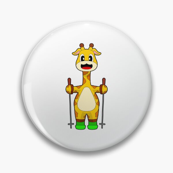 Item preview, Giraffe Ski Skier Ski poles designed and sold by Snabdesign84.