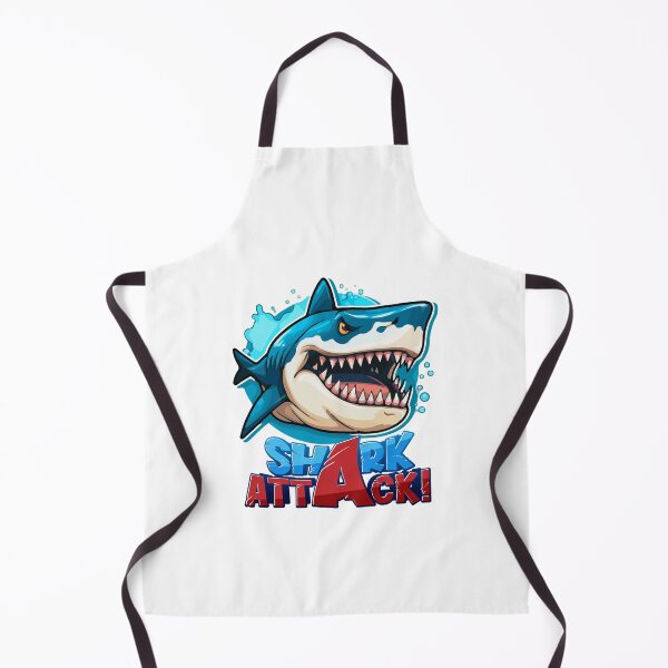 Item preview, Blue and Dangerous Shark comming out Waves 6-aquatic Summer theme designed and sold by CosmicNook1.