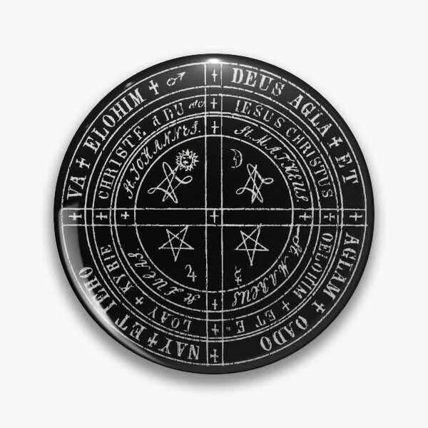 Item preview, Magia Naturalis et Innaturalis: or,  The Threefold Coercion of Hell, Magical, Occult. Alchemy Symbol designed and sold by Proverbial Wisdom Design.