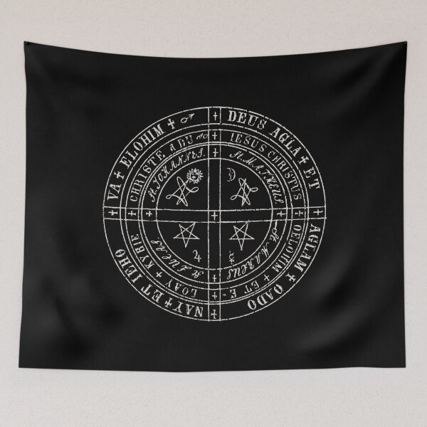 Item preview, Magia Naturalis et Innaturalis: or,  The Threefold Coercion of Hell, Magical, Occult. Alchemy Symbol designed and sold by Proverbial Wisdom Design.