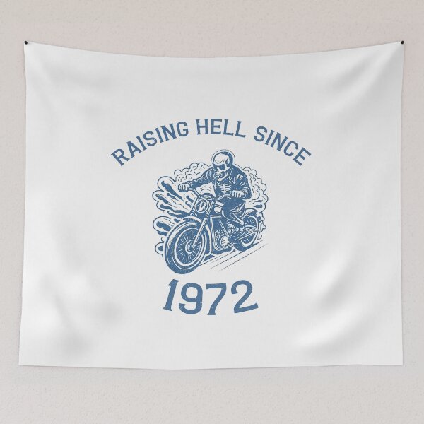 Item preview, Raising Hell since 1972 designed and sold by LegendaryDesigns.