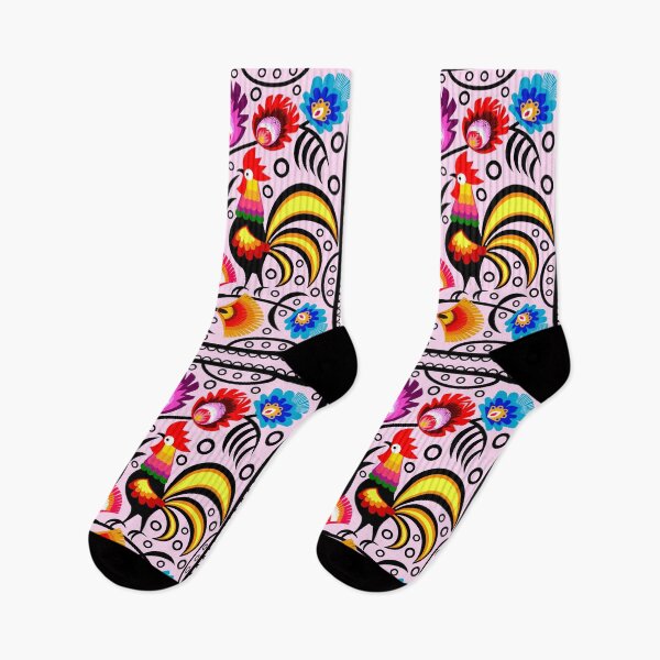 Item preview, Polish folk art - floral embroidery pattern and cutouts colorful designed and sold by mikistudio.