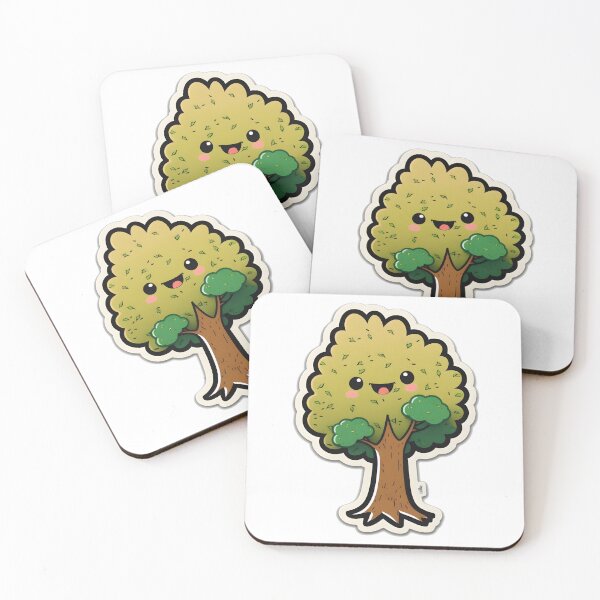 Item preview, Kawaii tree  designed and sold by vansausart.