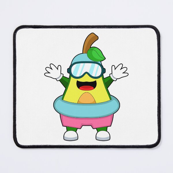 Item preview, Avocado Swimming Inflatable float Summer designed and sold by Snabdesign84.