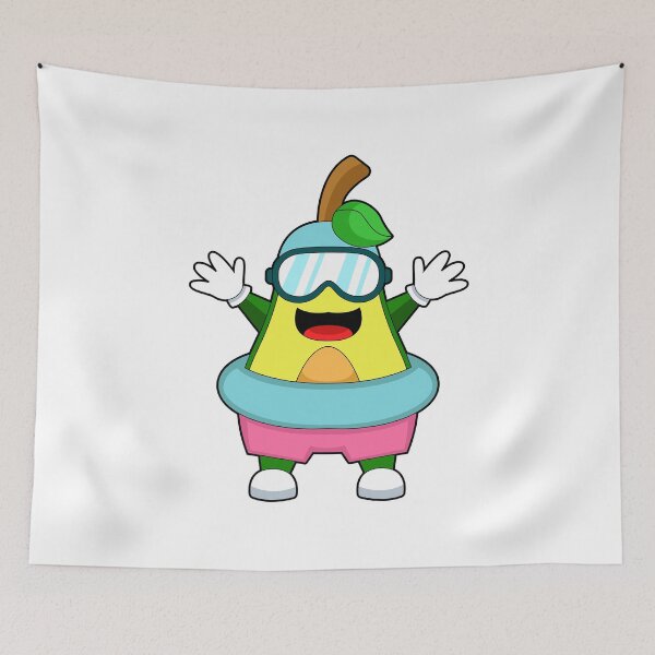 Item preview, Avocado Swimming Swimming goggles designed and sold by Snabdesign84.