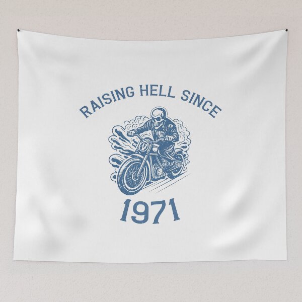 Item preview, Raising Hell since 1971 designed and sold by LegendaryDesigns.