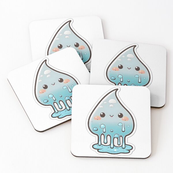 Item preview, Kawaii water drop designed and sold by vansausart.