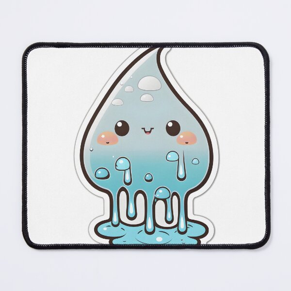 Item preview, Kawaii water drop designed and sold by vansausart.