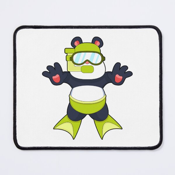 Item preview, Panda Swimming Swimming goggles Summer designed and sold by Snabdesign84.