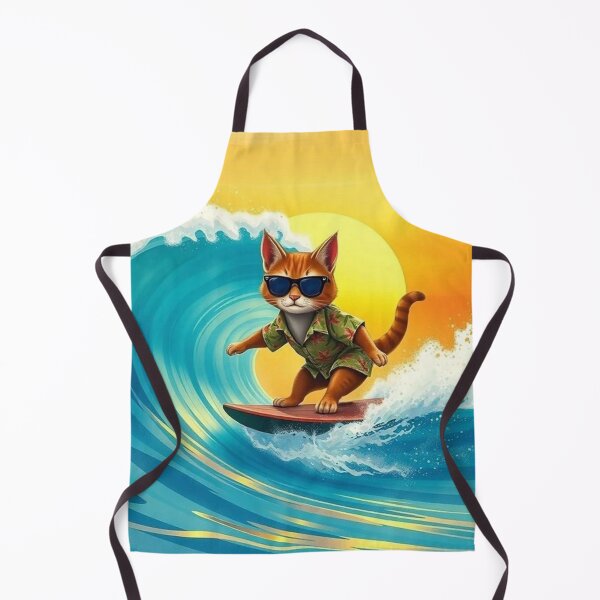 Item preview, Surfer Cat in the tube designed and sold by JackFreestone.