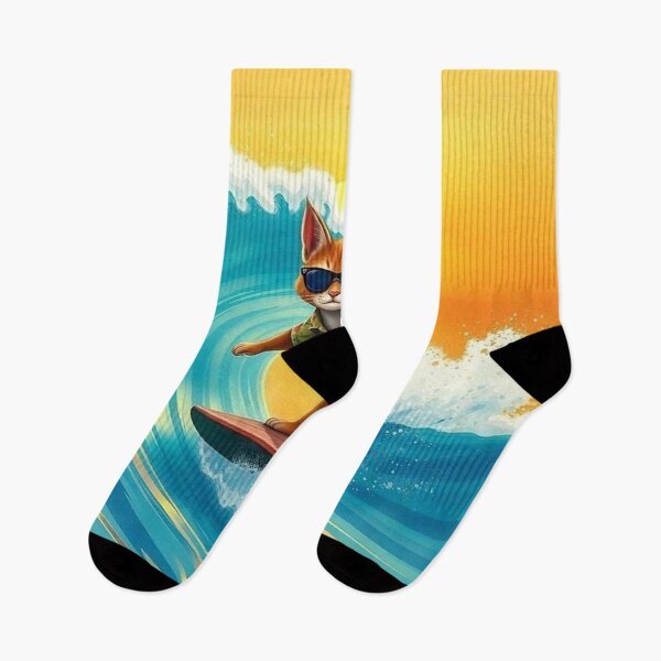 Item preview, Surfer Cat in the tube designed and sold by JackFreestone.
