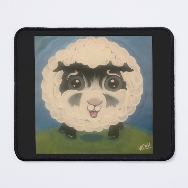 Item preview, Super Cute Happy Lamb designed and sold by Wendy March.