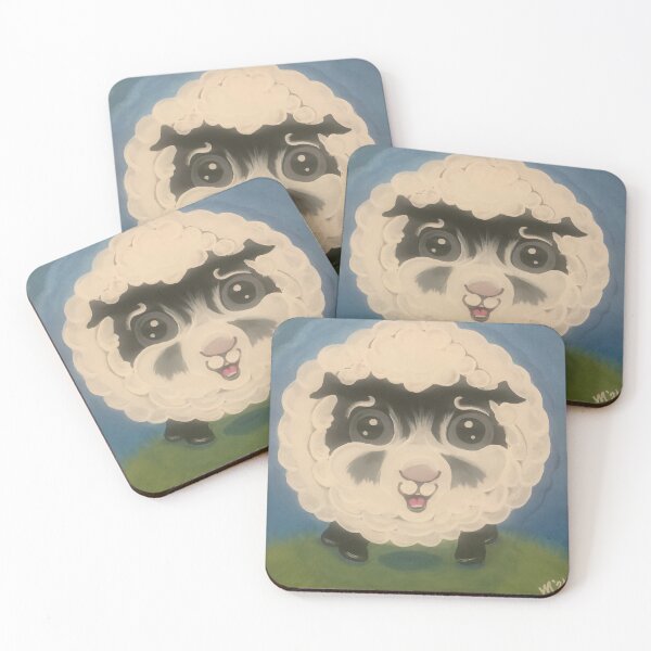 Item preview, Super Cute Happy Lamb  designed and sold by Wendy March.