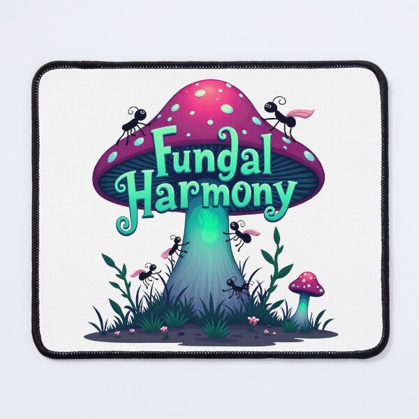 Item preview, Fungal Harmony - Ants and Mushroom designed and sold by Bulwshop.