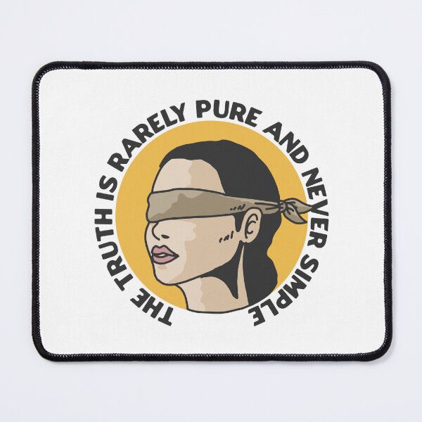 Item preview, "The truth is rarely pure and never simple" Oscar Wilde Quote designed and sold by KatelynMitalski.
