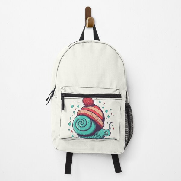 Item preview, Snail wearing a pom pom toque designed and sold by Amir Faysal.