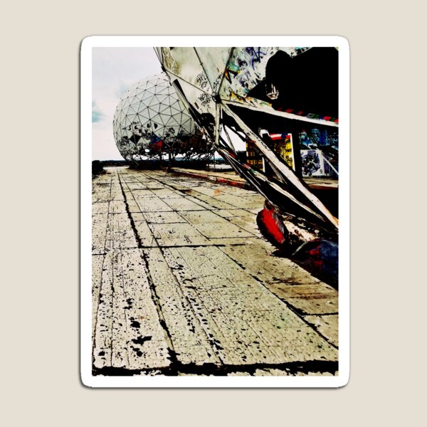 Item preview, Devils Mountain Berlin (Teufelsberg) (processed & oil painting effect) designed and sold by heinrich.