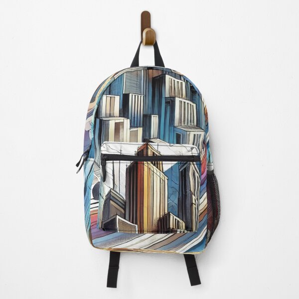 Item preview, Futuristic color metropolis in bright colors designed and sold by Sigtrix.
