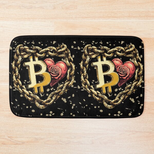 Item preview, Flowers Heart Bitcoin designed and sold by BitCryX.