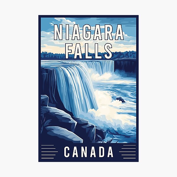 Item preview, Explore Breathtaking Niagara Falls in Canada - Travel Art designed and sold by turtlestart.