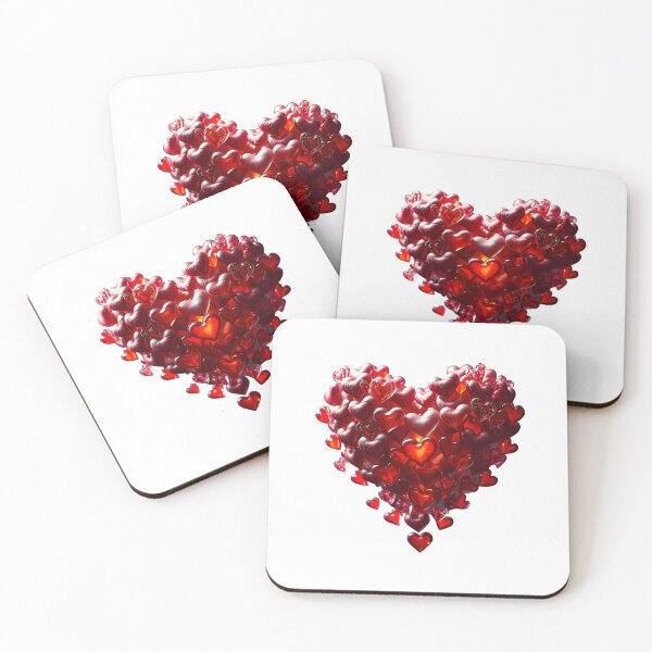 Item preview, Valentine's Day 3D heart made of hearts designed and sold by OlexPrints.